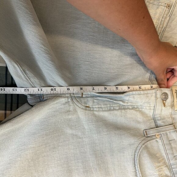 Madewell The Mid-Rise Perfect Vintage Jeans in Light Wash Sz 30 Classic - Picture 11 of 12
